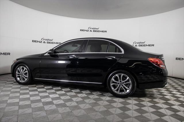 used 2018 Mercedes-Benz C-Class car, priced at $18,000