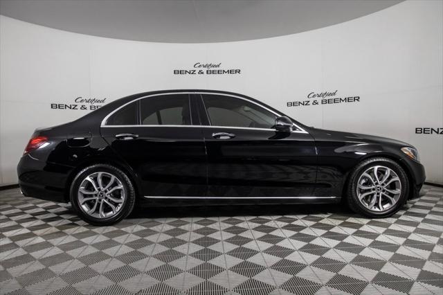 used 2018 Mercedes-Benz C-Class car, priced at $18,000