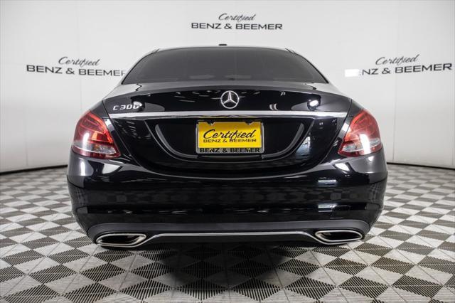 used 2018 Mercedes-Benz C-Class car, priced at $18,000