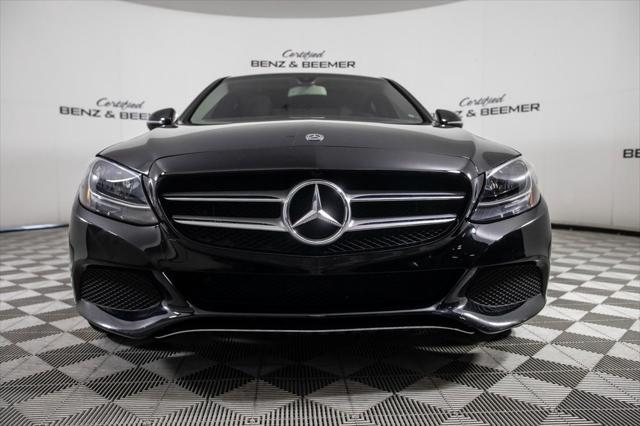 used 2018 Mercedes-Benz C-Class car, priced at $18,000