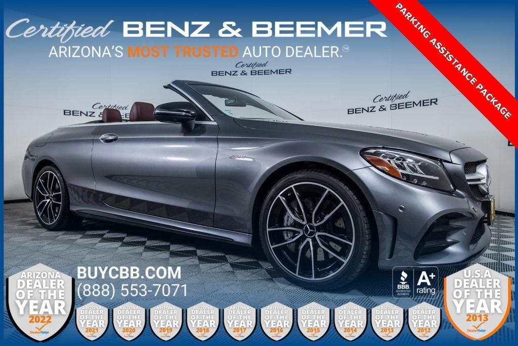 used 2021 Mercedes-Benz AMG C 43 car, priced at $50,300