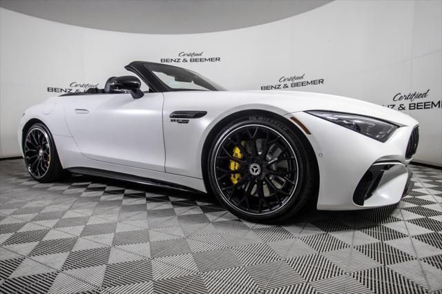 used 2022 Mercedes-Benz AMG SL 63 car, priced at $92,000