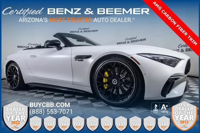 used 2022 Mercedes-Benz AMG SL 63 car, priced at $92,000
