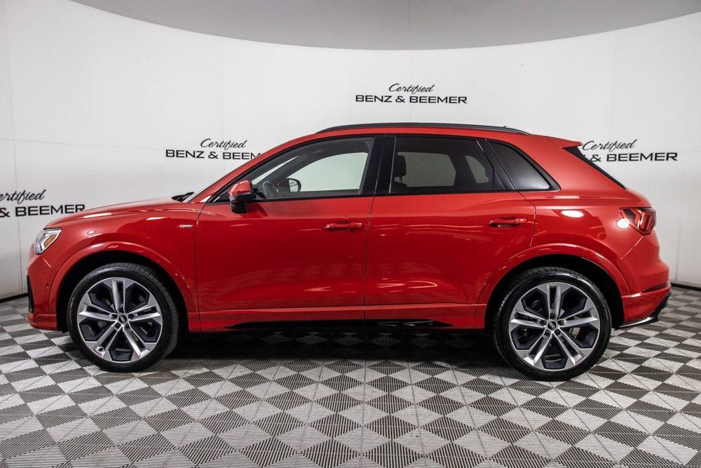 used 2021 Audi Q3 car, priced at $25,000