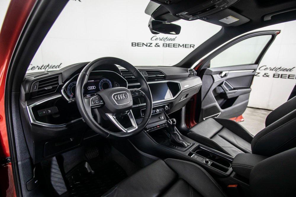 used 2021 Audi Q3 car, priced at $25,000