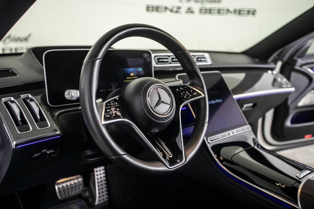 used 2022 Mercedes-Benz S-Class car, priced at $58,000