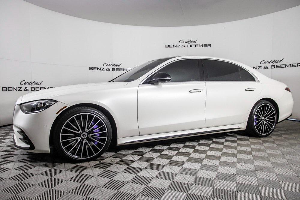 used 2022 Mercedes-Benz S-Class car, priced at $58,000