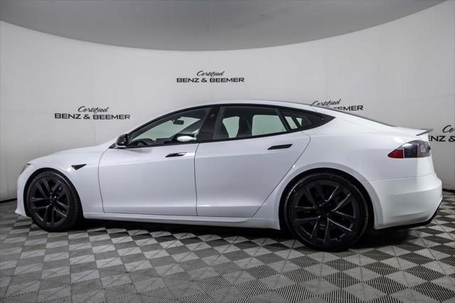 used 2021 Tesla Model S car, priced at $61,000