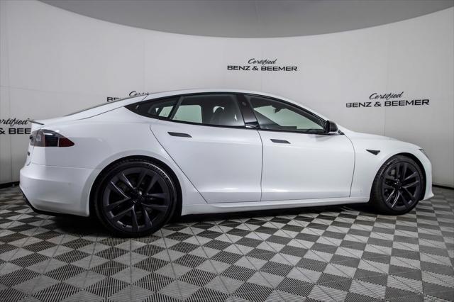 used 2021 Tesla Model S car, priced at $61,000