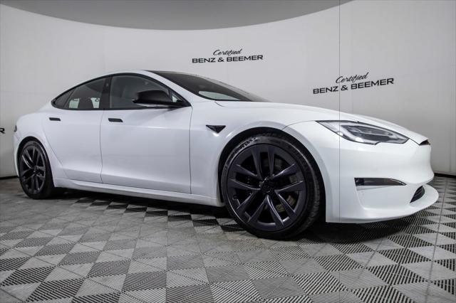 used 2021 Tesla Model S car, priced at $61,000