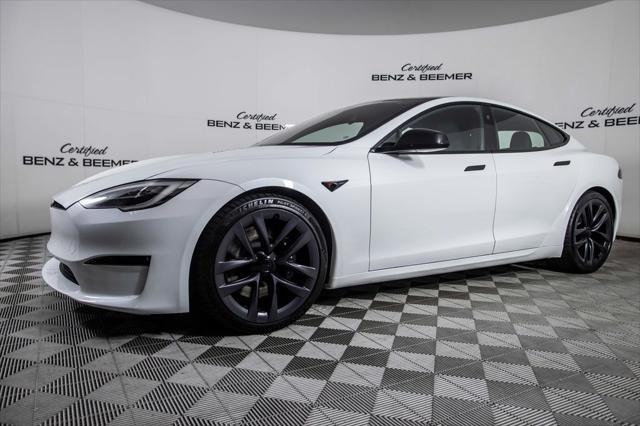 used 2021 Tesla Model S car, priced at $61,000