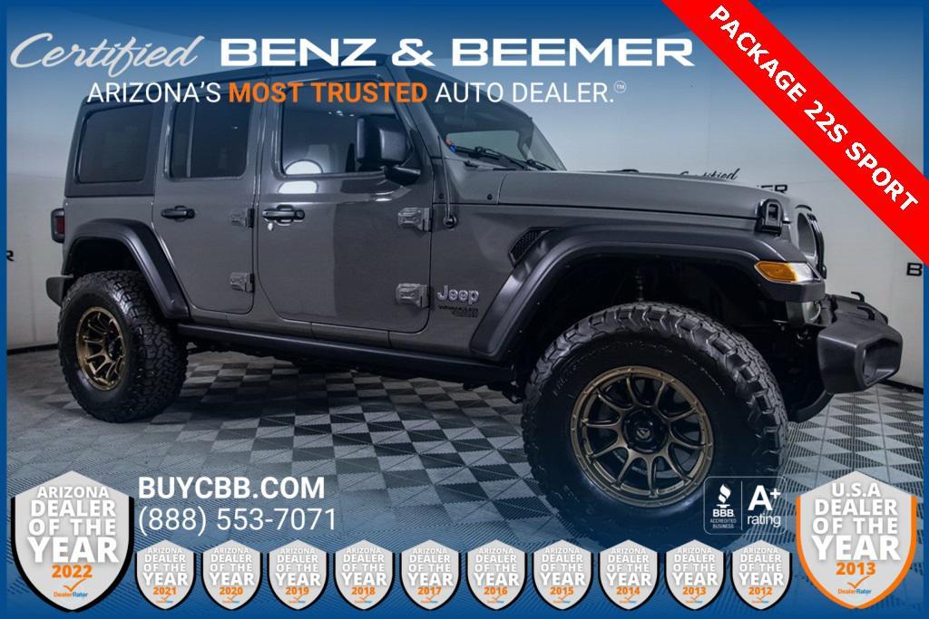 used 2020 Jeep Wrangler Unlimited car, priced at $26,000