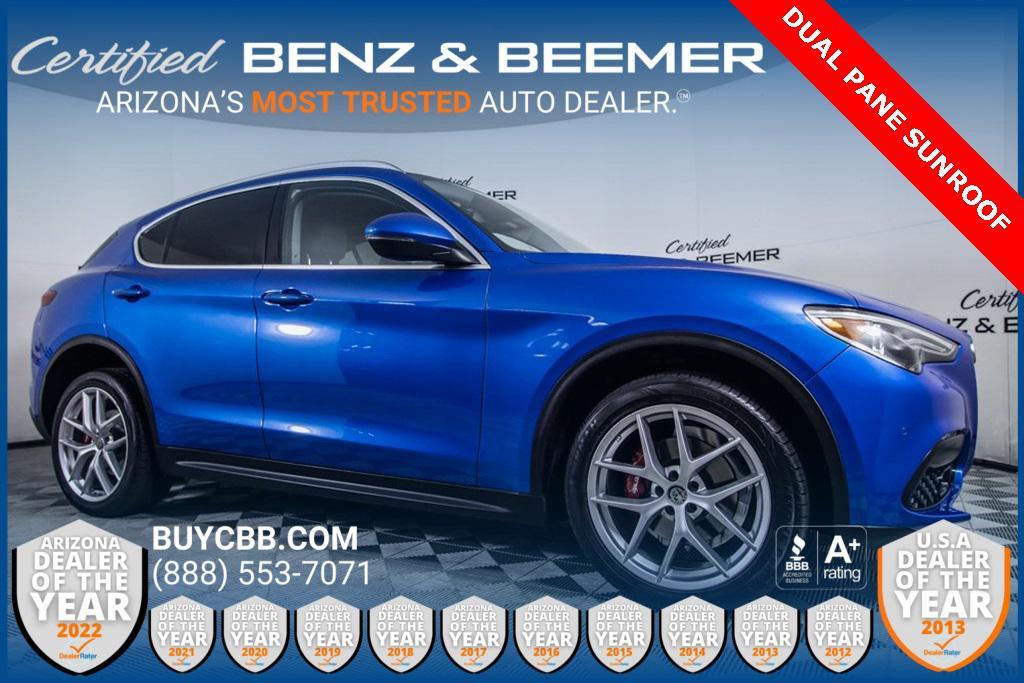 used 2019 Alfa Romeo Stelvio car, priced at $18,000