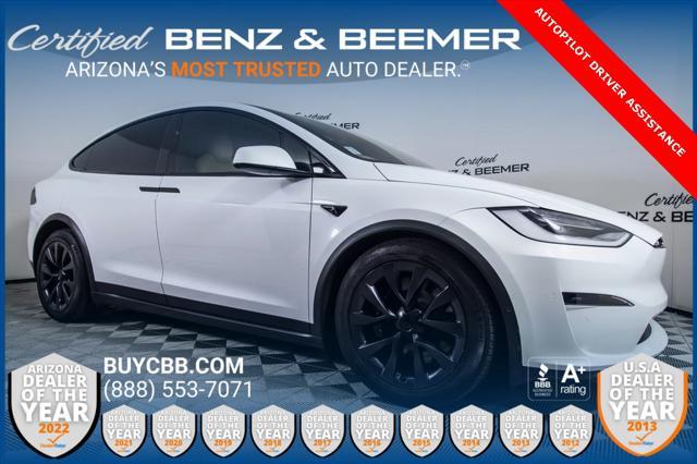 used 2022 Tesla Model X car, priced at $62,500