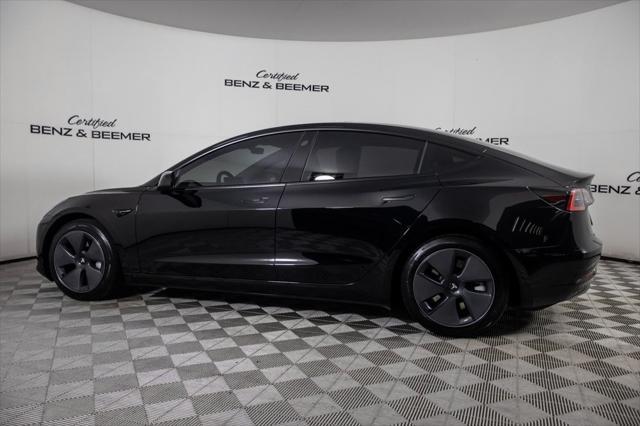 used 2023 Tesla Model 3 car, priced at $25,000
