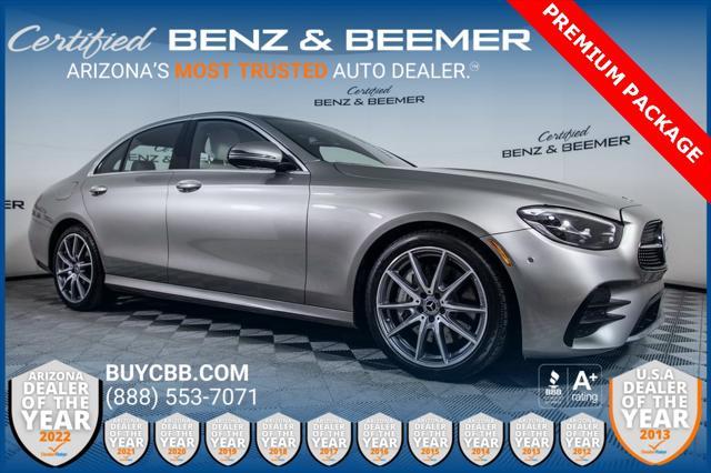 used 2021 Mercedes-Benz E-Class car, priced at $38,500