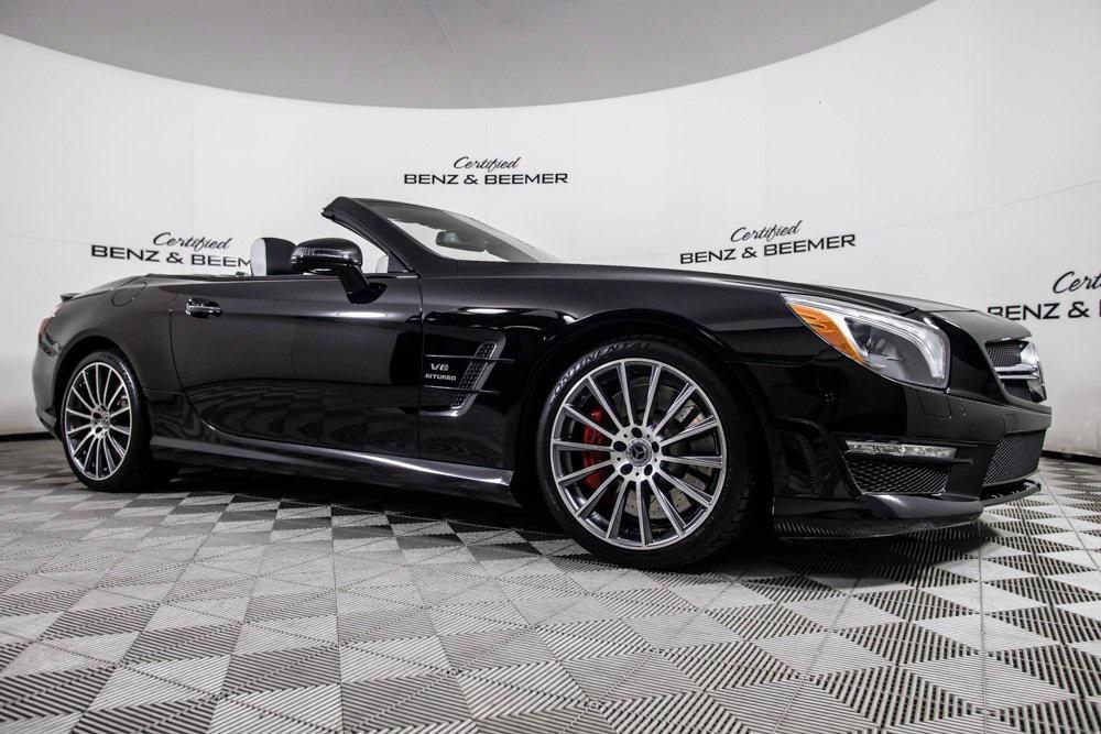 used 2015 Mercedes-Benz SL-Class car, priced at $56,000
