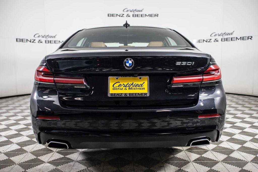 used 2022 BMW 530 car, priced at $34,500