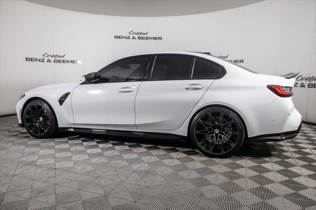 used 2023 BMW M3 car, priced at $89,800