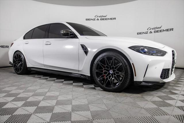 used 2023 BMW M3 car, priced at $89,800