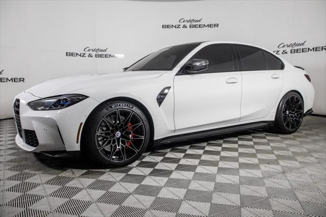 used 2023 BMW M3 car, priced at $89,800