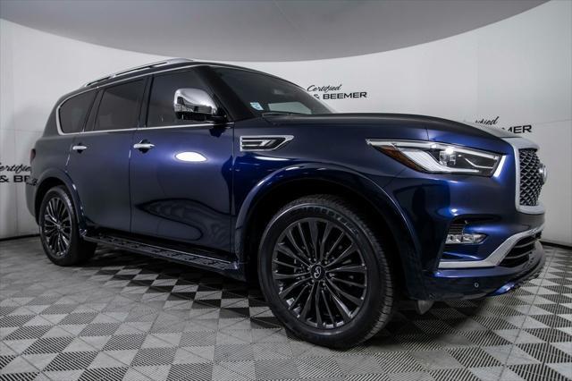 used 2023 INFINITI QX80 car, priced at $57,000