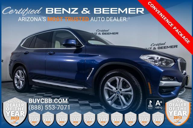 used 2021 BMW X3 car, priced at $28,000