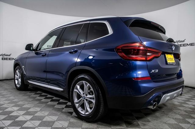 used 2021 BMW X3 car, priced at $27,500