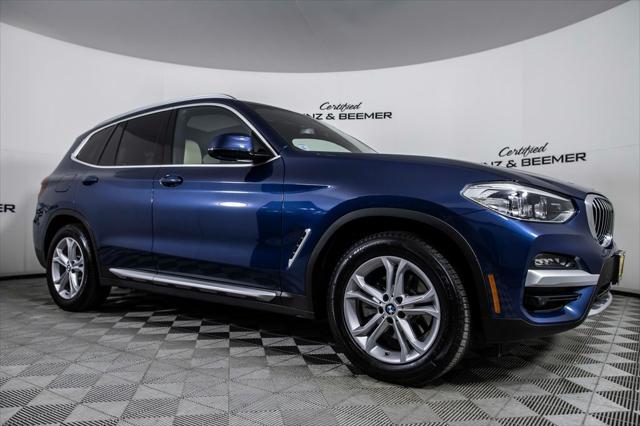 used 2021 BMW X3 car, priced at $27,500