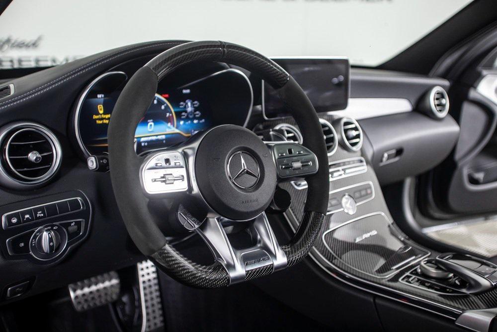 used 2021 Mercedes-Benz AMG C 63 car, priced at $66,000