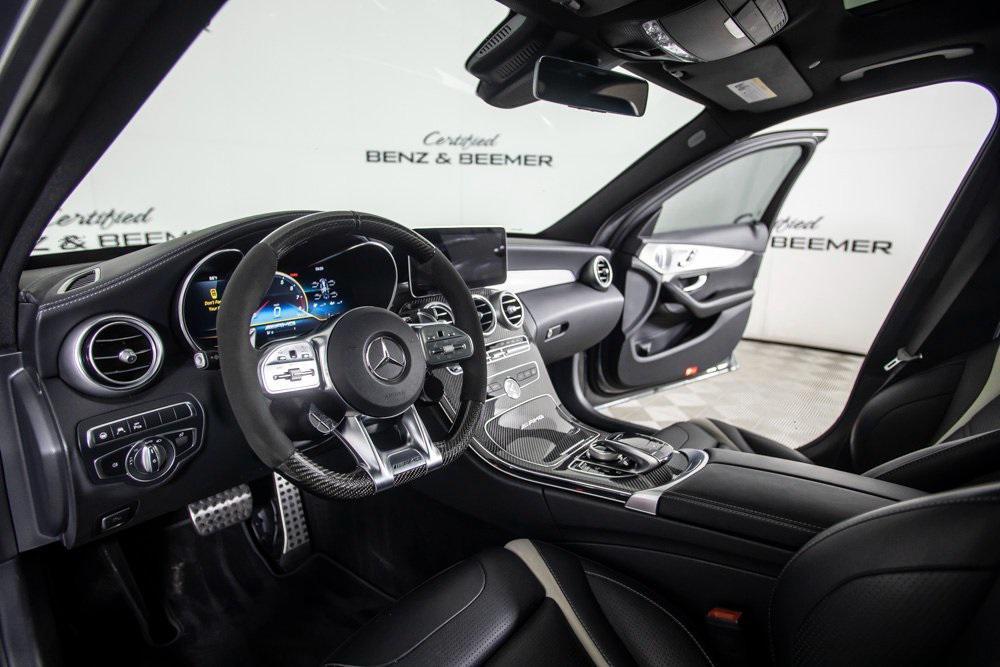used 2021 Mercedes-Benz AMG C 63 car, priced at $66,000