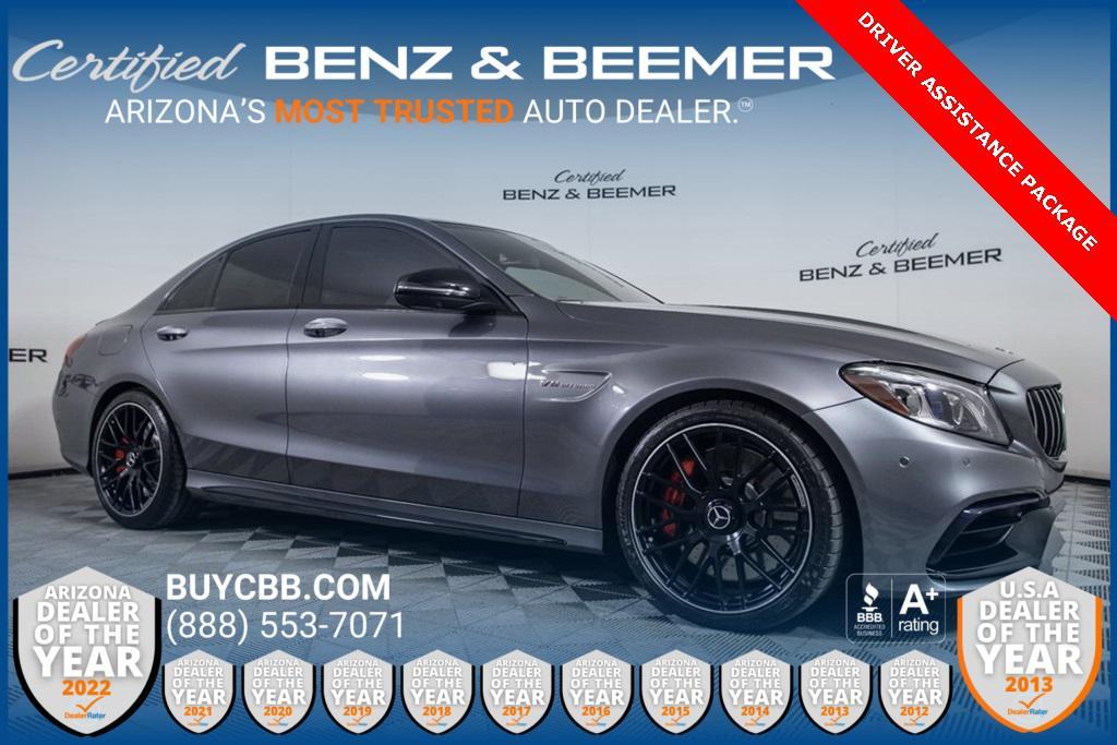 used 2021 Mercedes-Benz AMG C 63 car, priced at $66,000