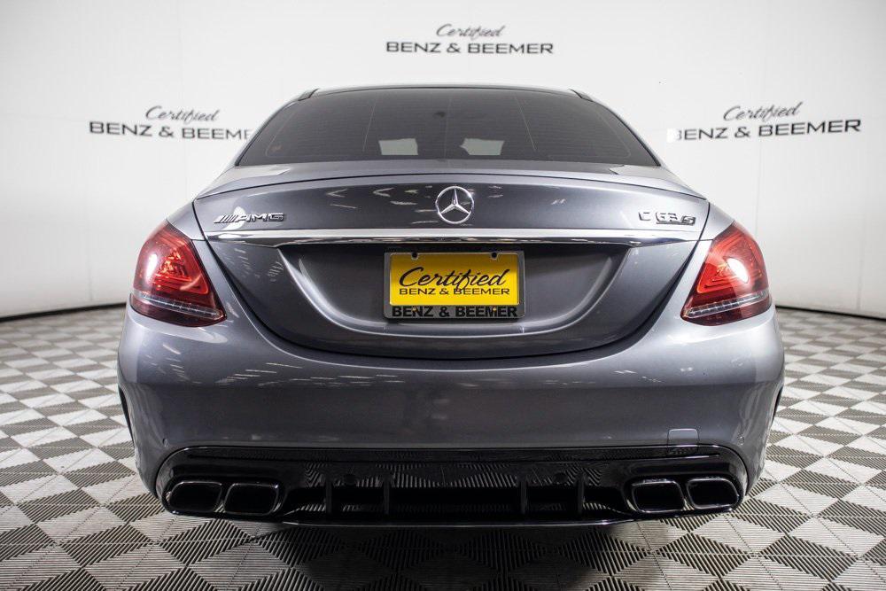 used 2021 Mercedes-Benz AMG C 63 car, priced at $66,000