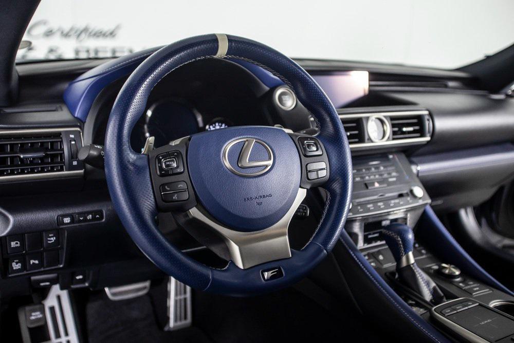used 2019 Lexus RC F car, priced at $56,000