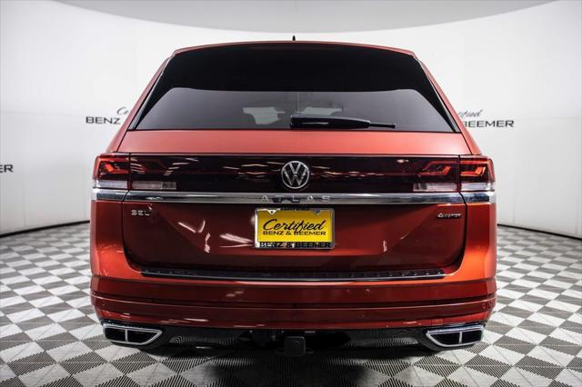 used 2024 Volkswagen Atlas car, priced at $45,000