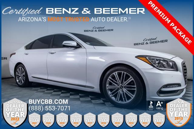 used 2018 Genesis G80 car, priced at $18,000