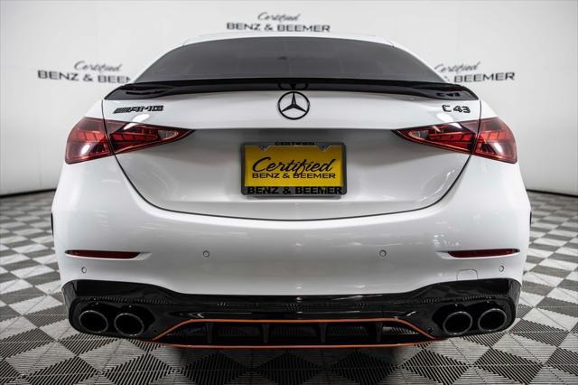 used 2024 Mercedes-Benz AMG C 43 car, priced at $63,000