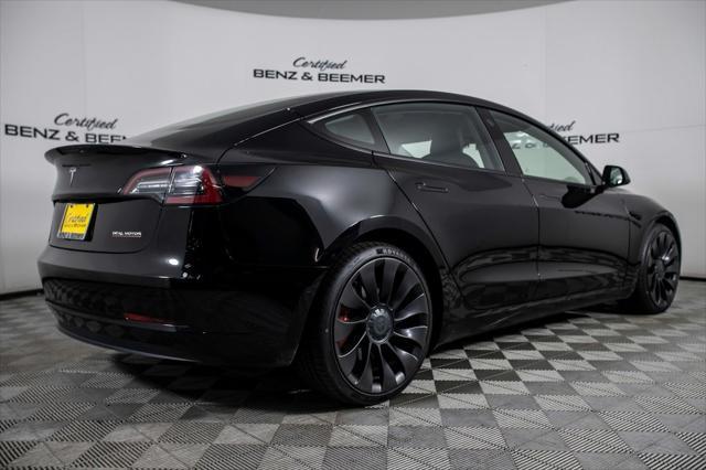 used 2022 Tesla Model 3 car, priced at $31,000