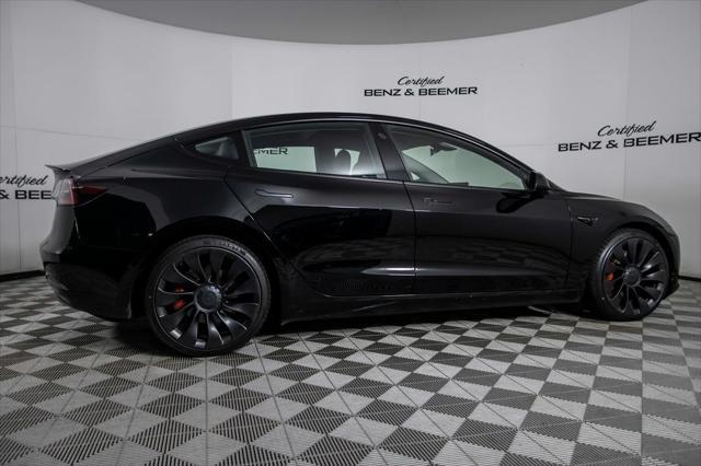 used 2022 Tesla Model 3 car, priced at $31,000