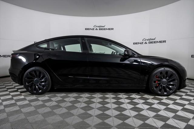 used 2022 Tesla Model 3 car, priced at $31,000