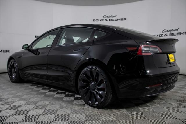 used 2022 Tesla Model 3 car, priced at $31,000