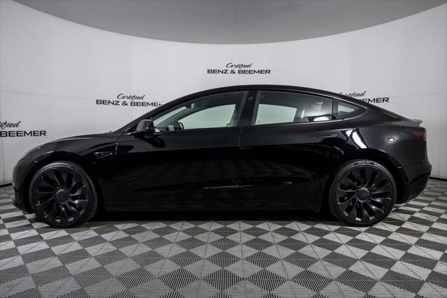 used 2022 Tesla Model 3 car, priced at $31,000