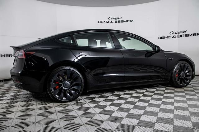 used 2022 Tesla Model 3 car, priced at $32,000