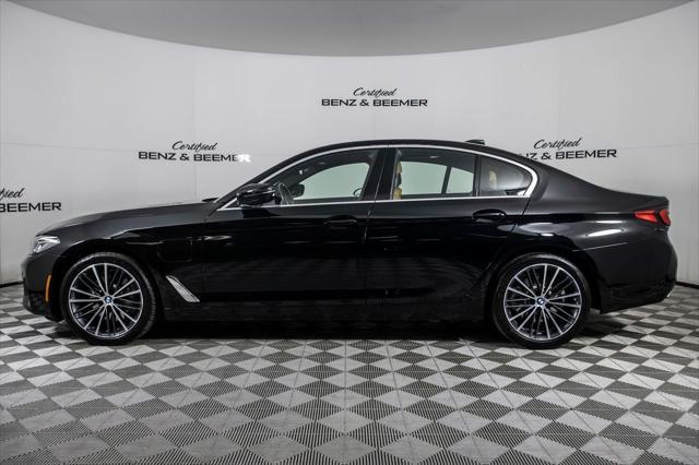 used 2021 BMW 530e car, priced at $33,500