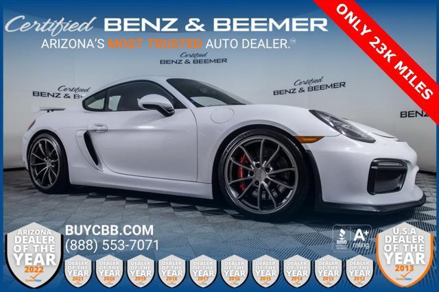 used 2016 Porsche Cayman car, priced at $96,000