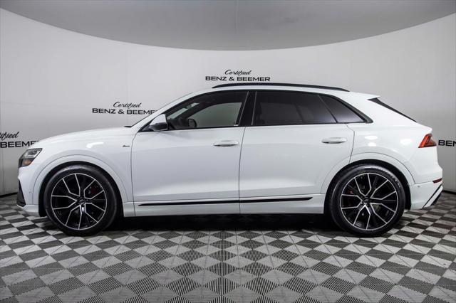 used 2019 Audi Q8 car, priced at $36,500