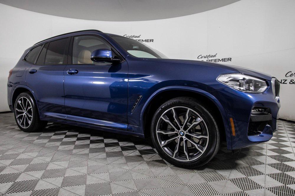 used 2021 BMW X3 car, priced at $27,000