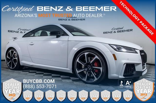 used 2018 Audi TT RS car, priced at $57,000