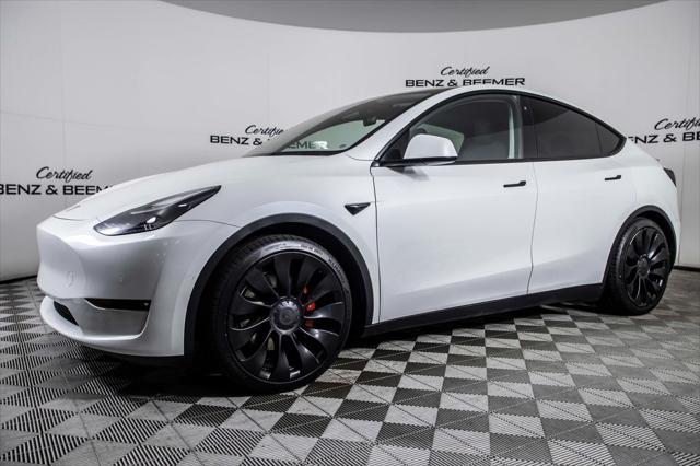 used 2022 Tesla Model Y car, priced at $35,000