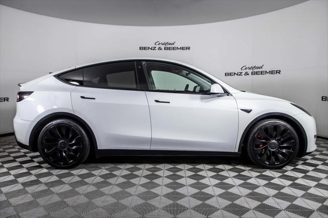 used 2022 Tesla Model Y car, priced at $35,000